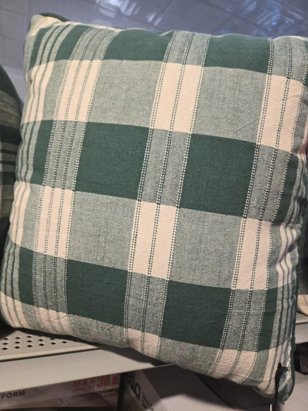 OEKO TEX (Standard 100) Green and White Pillows